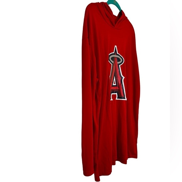Los Angeles Angles MLB Red Light Weight Hoodie Mens Size XL - Picture 4 of 10